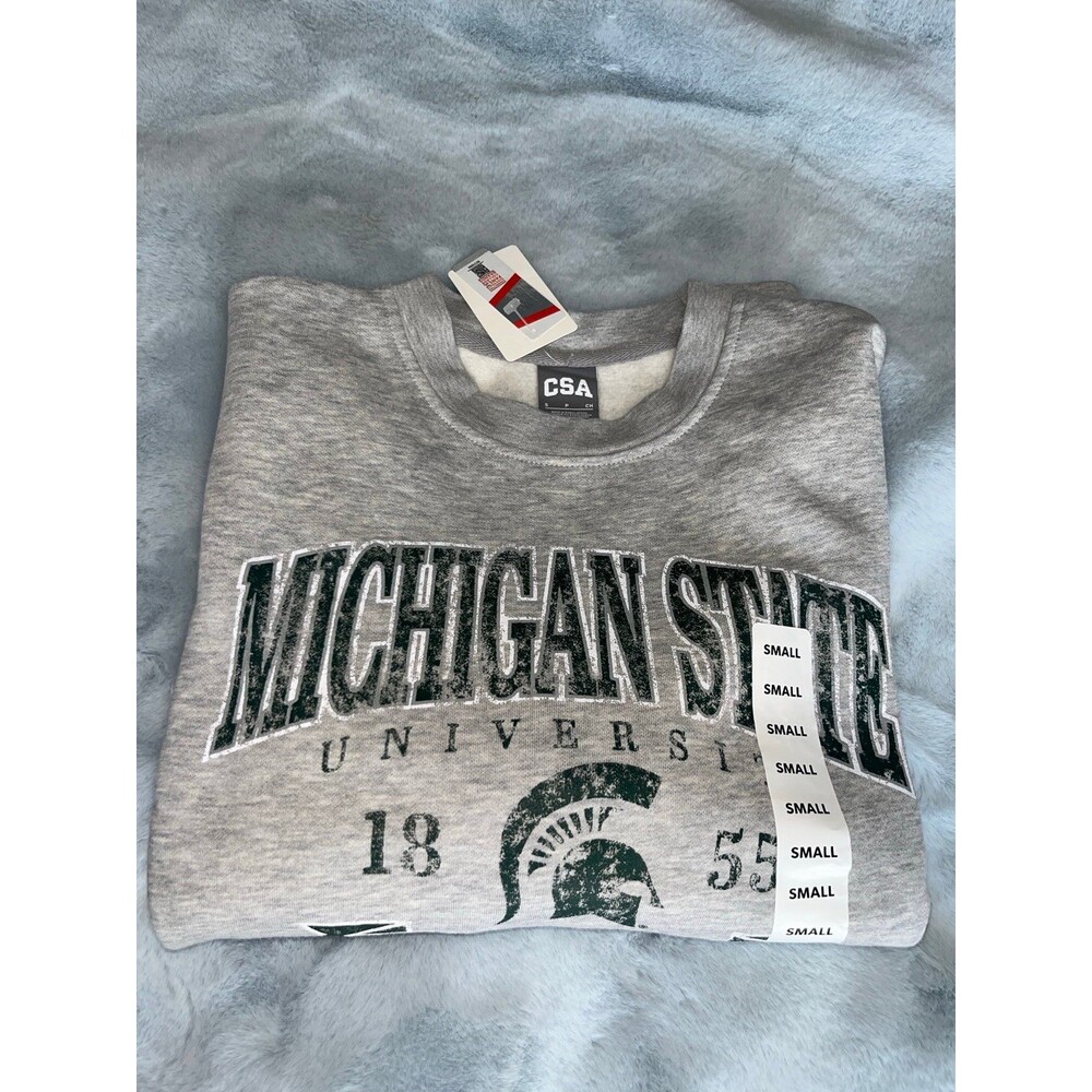 Michigan State University sweatshirt, Heather Gray brand new!